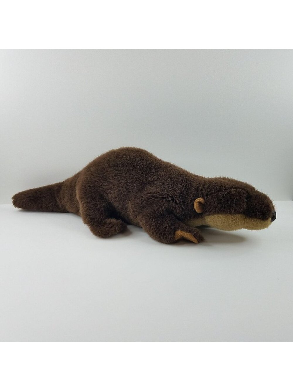 The Petting Zoo Otter Plush 22" Brown Stuffed Animal Toy 1994 Vintage